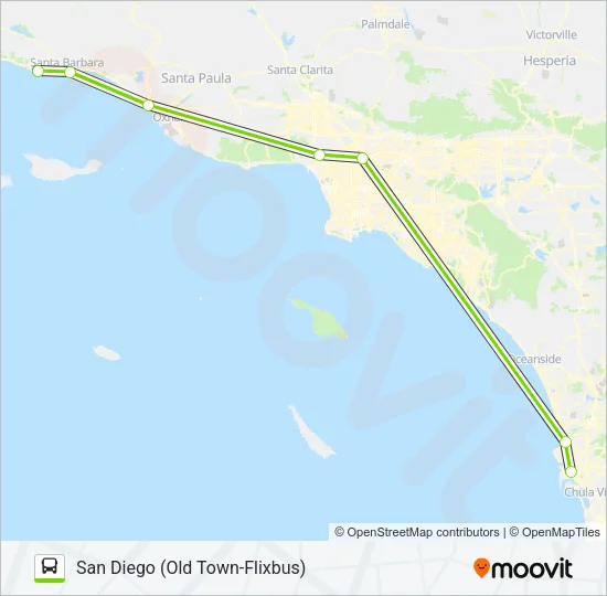 FLIXBUS 2013 Bus Line Map