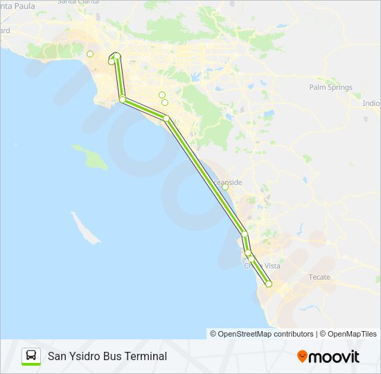 FLIXBUS 2017 Bus Line Map