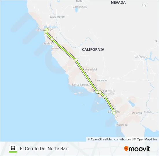 Mapa de FLIXBUS N2003 de autobús