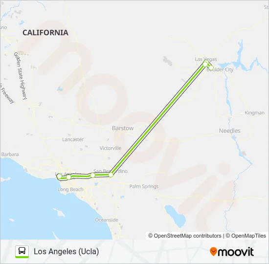 FLIXBUS N2030 Bus Line Map