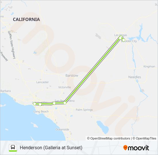 FLIXBUS N2030 Bus Line Map