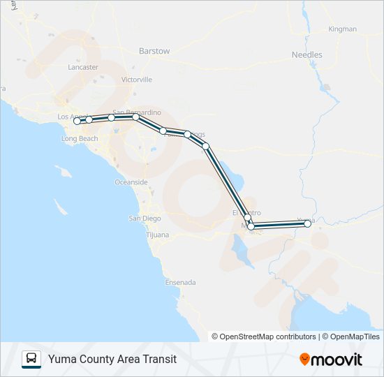 GREYHOUND US0850 Bus Line Map