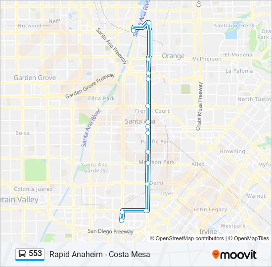 How to get to South Coast Plaza in Costa Mesa by Bus?