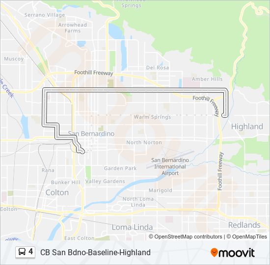 4 bus Line Map