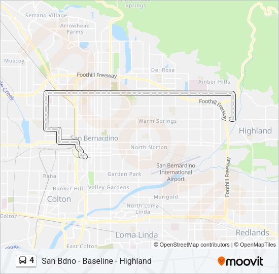 4 Bus Line Map