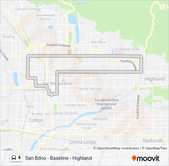 4 Bus Line Map