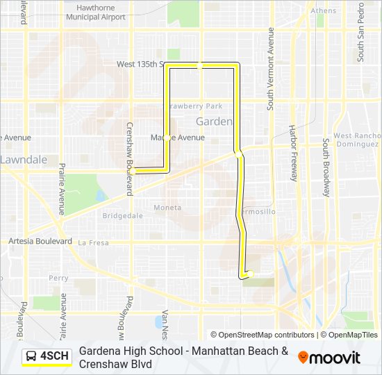 4SCH Bus Line Map