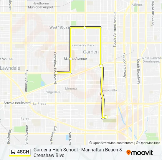 4SCH Bus Line Map