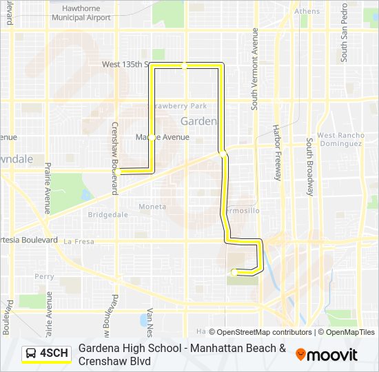 4SCH Bus Line Map