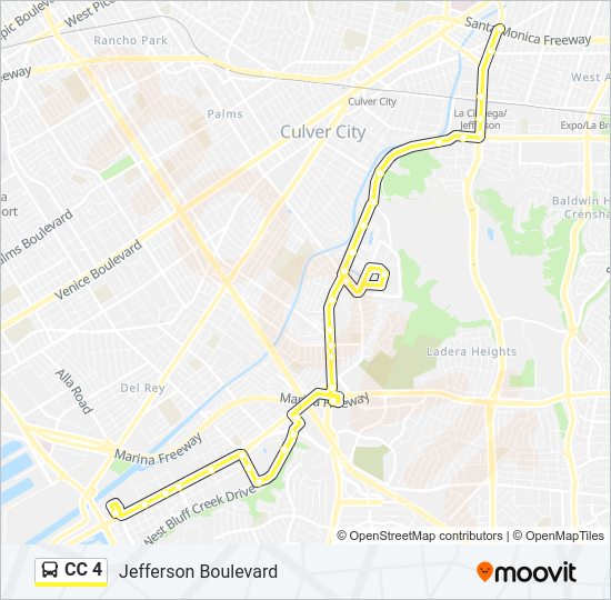 CC 4 bus Line Map