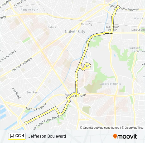 CC 4 Bus Line Map