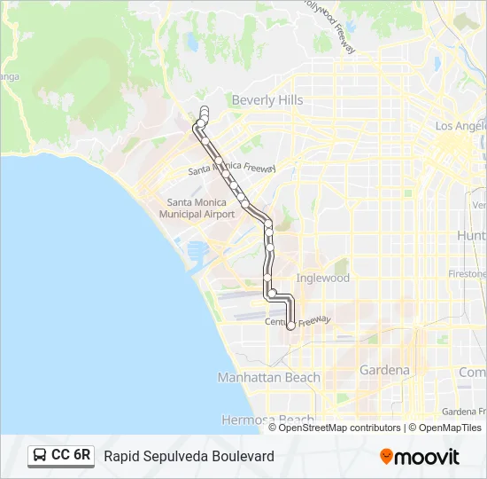 CC 6R Bus Line Map