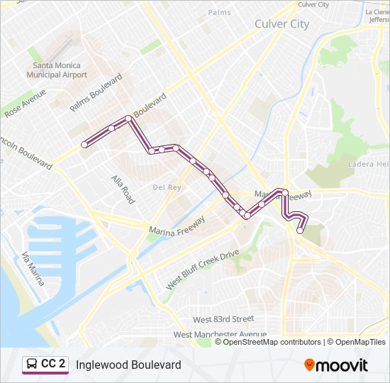 CC 2 Bus Line Map