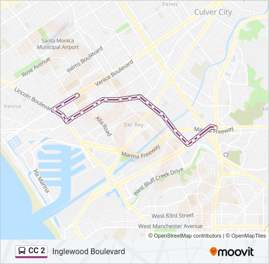 CC 2 Bus Line Map