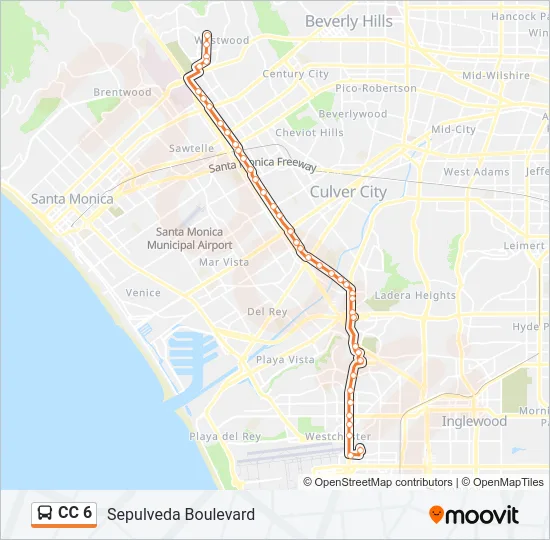 CC 6 Bus Line Map