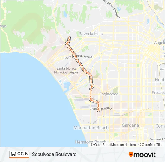 CC 6 Bus Line Map