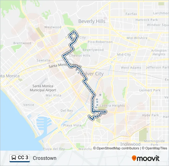 CC 3 Bus Line Map