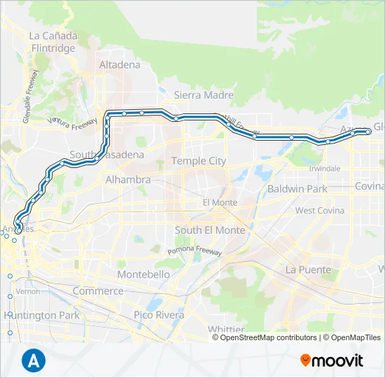 A LINE Light Rail Line Map