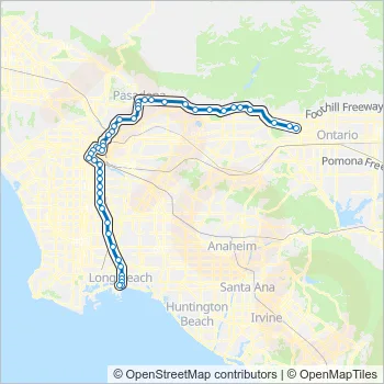 A LINE Light Rail Line Map