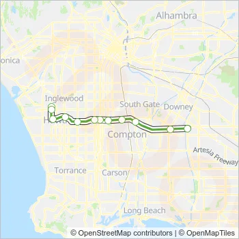 C LINE Light Rail Line Map