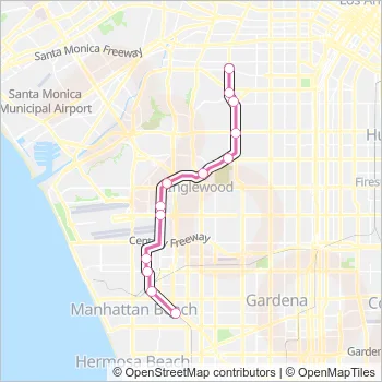 K LINE Light Rail Line Map