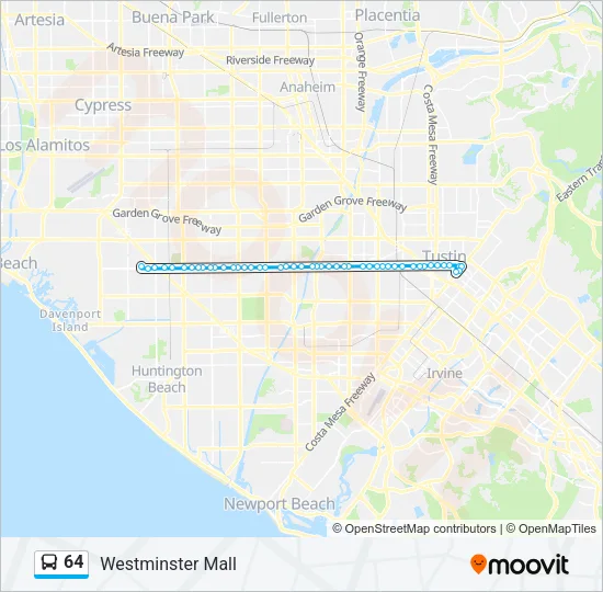 64 Bus Line Map