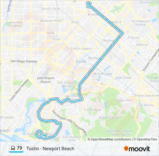79 Bus Line Map