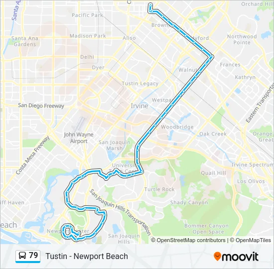 79 Bus Line Map