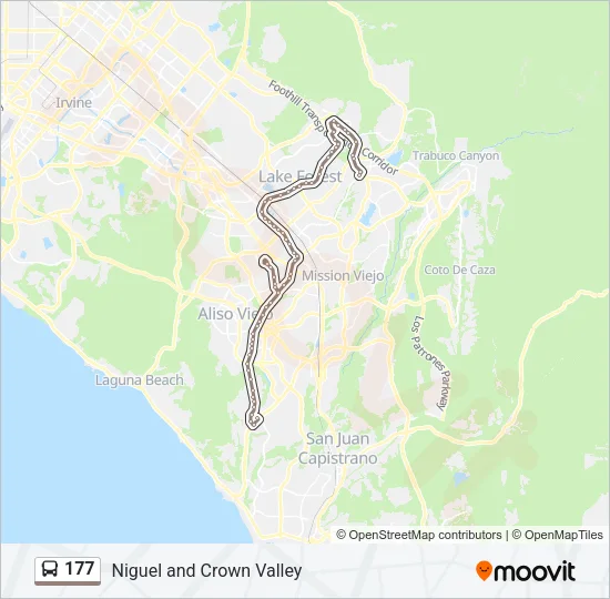 177 Bus Line Map