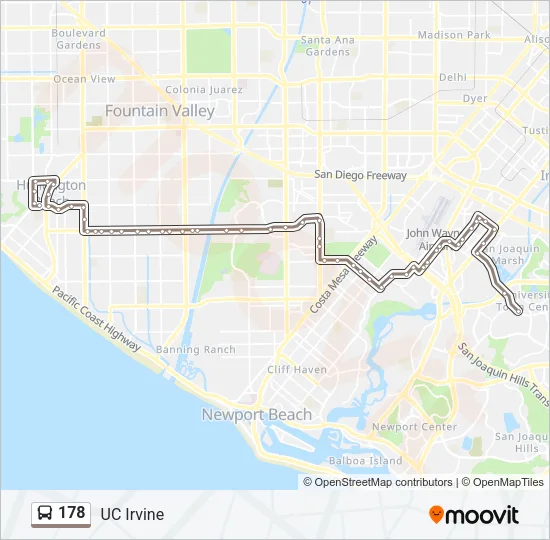 178 Bus Line Map