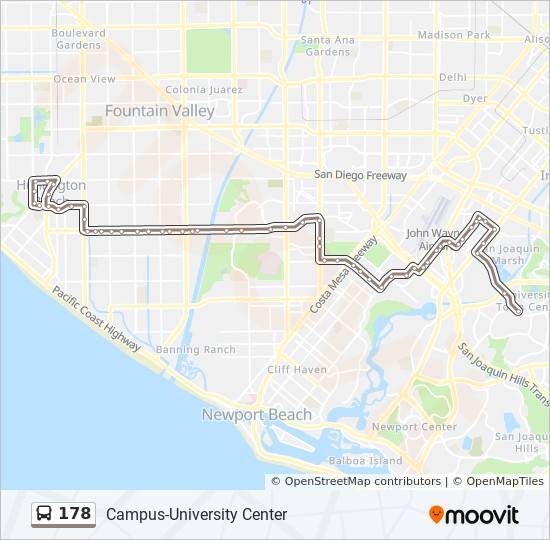 178 Route Schedules Stops Maps Campus University Center