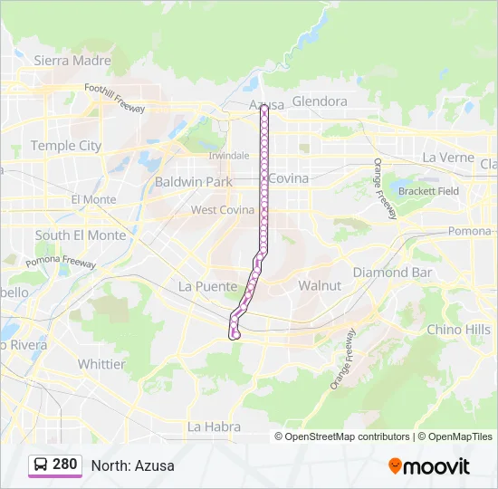 280  Line Map