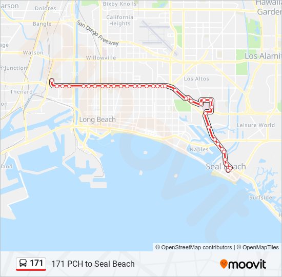 171 bus Line Map