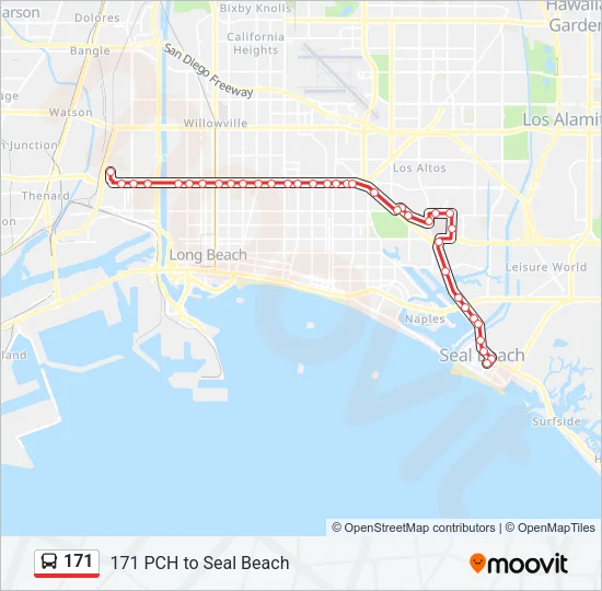 171 Bus Line Map