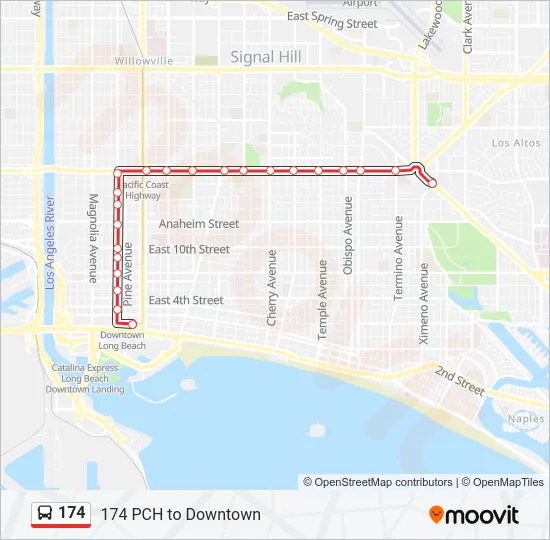174 Bus Line Map