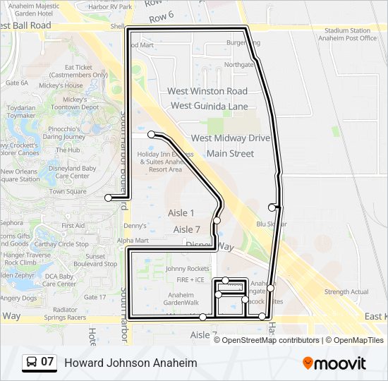 07 bus Line Map