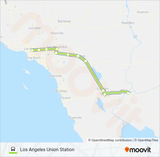 FLIXBUS 2055 Bus Line Map