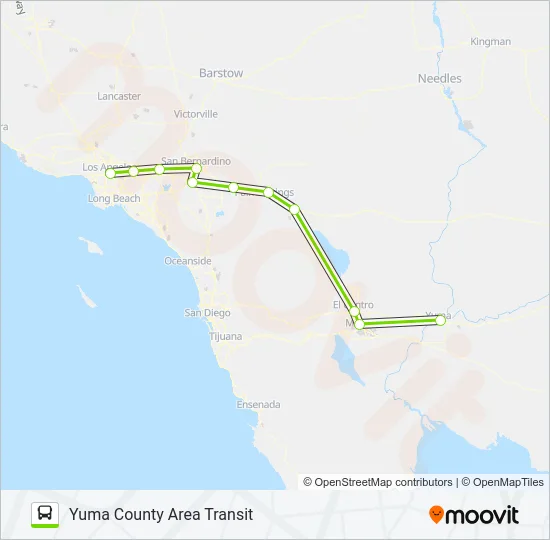 FLIXBUS 2055 Bus Line Map