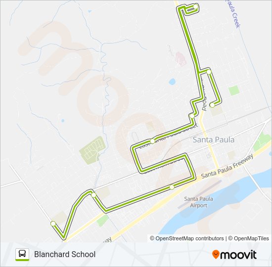TRIPPER Bus Line Map