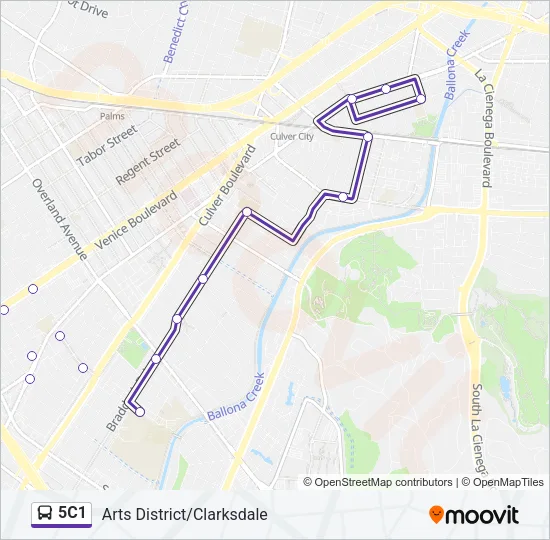 5C1 Bus Line Map