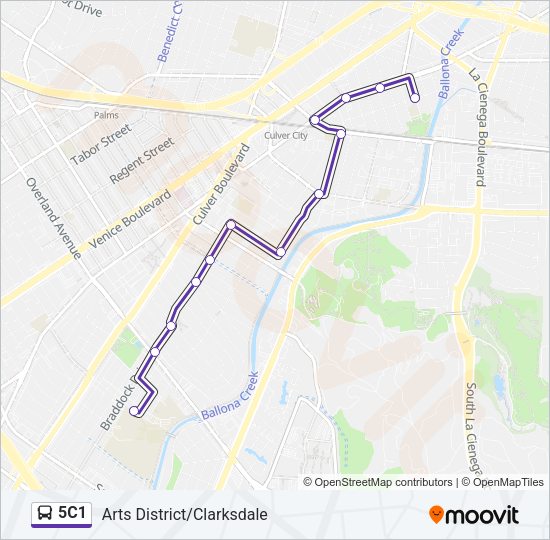 5C1 Bus Line Map