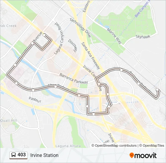 403 Bus Line Map