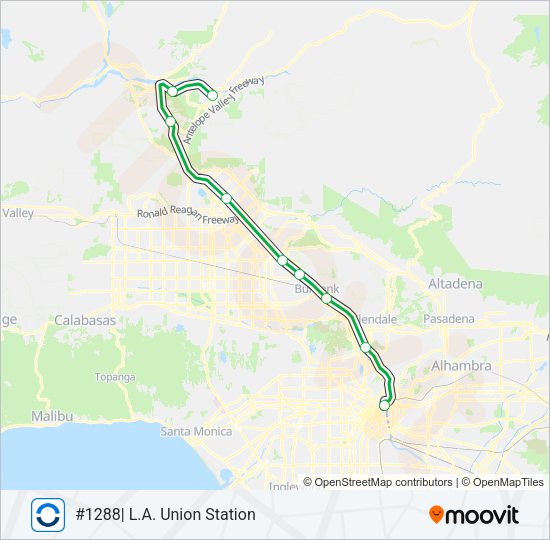 AV LINE Train Line Map