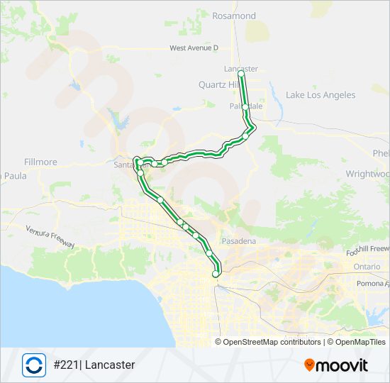 AV LINE Train Line Map