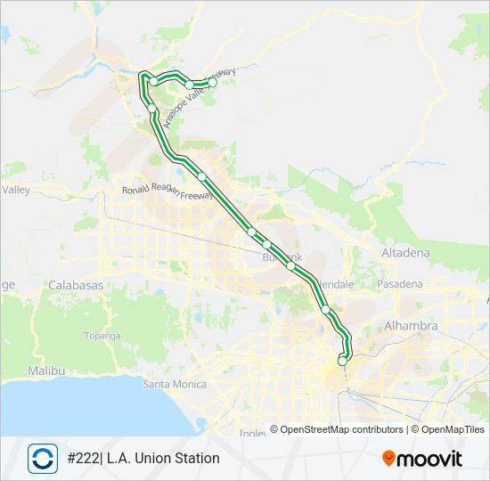AV LINE Train Line Map