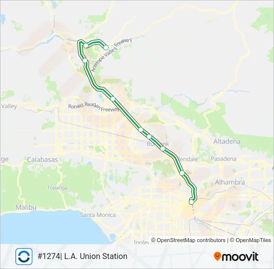 AV LINE Train Line Map
