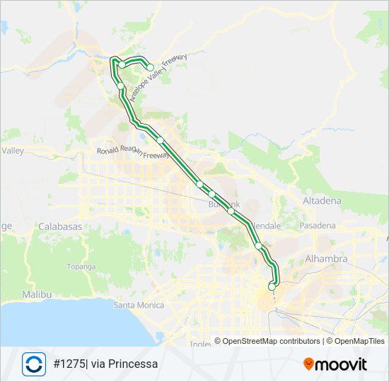 AV LINE Train Line Map