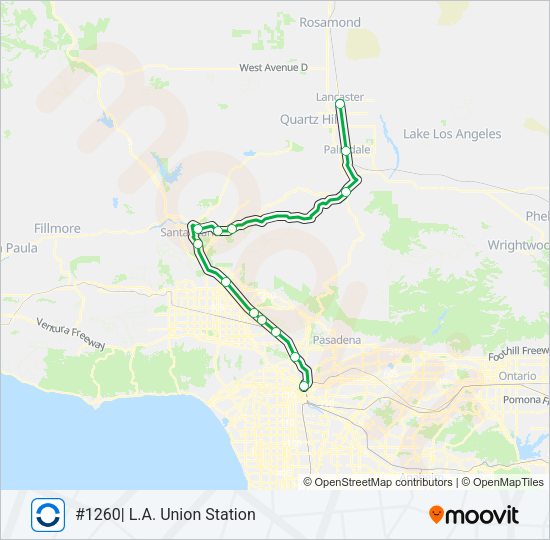 AV LINE Train Line Map