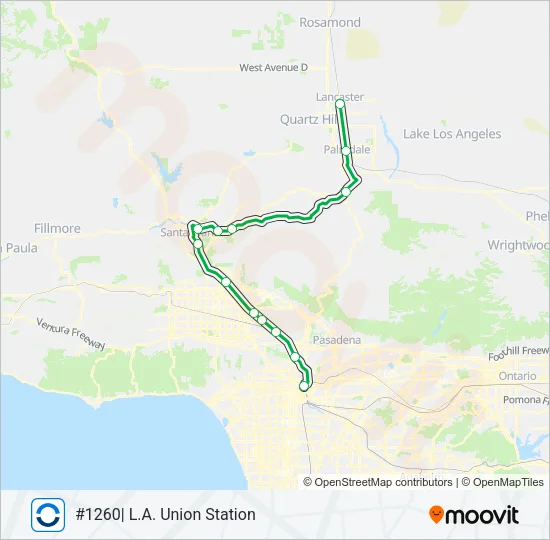 AV LINE Train Line Map