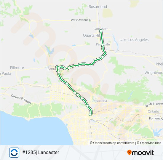 AV LINE Train Line Map